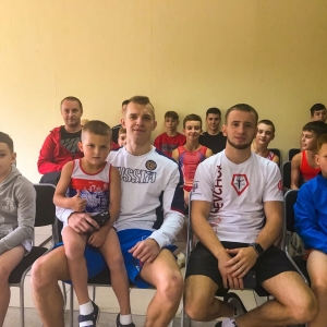 Встреча спортсменов c Климентьевым Григорием.